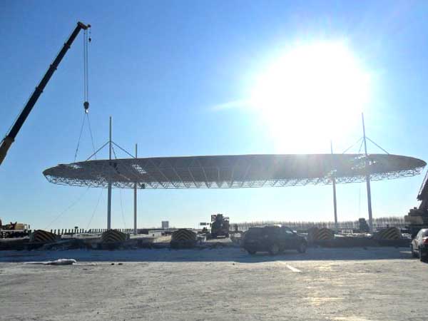 建瓯加油站网架案例